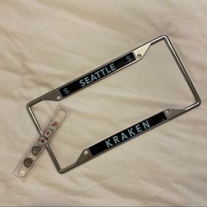 Seattle Kraken License Plate Cover